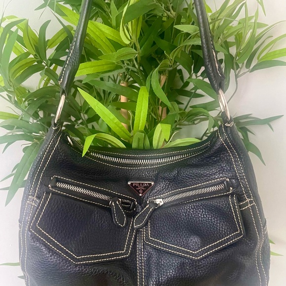 Prada Black Leather Handbag - Picture 3 of 16
